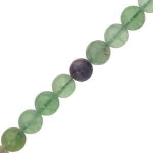 Natural Fluorite bead 8mm - Qty: 46 pcs. - GE1871