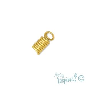 Coil end 4.5mm x 6mm + 5mm ring - Qty: 1,600 pcs. - FI0014B