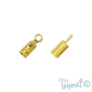 Leather end - Qty: 120 pcs. - FI0420