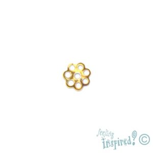 Daisy bead cap 6mm - Qty: 350 pcs. - FI0120