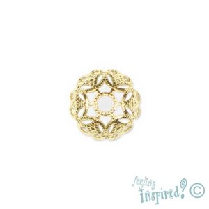 Filigree bead cap - Qty: 40 pcs. - FI0607