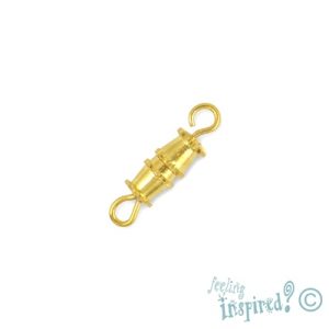 Barrel screw clasp - Qty: 30 sets - FI0084