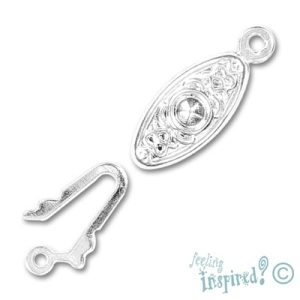 Fish hook clasp - Qty: 25 sets - FI0090