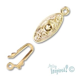 Fish hook clasp - Qty: 500 sets - FI0091B