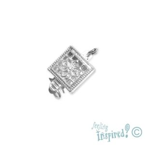 Filigree push clip - Qty: 4 sets - FI0096