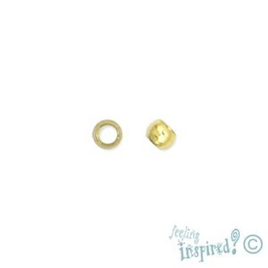 Ball crimp 1.9mm x 1.3mm - Qty: Approx. 10,000 pcs. - FI0005B