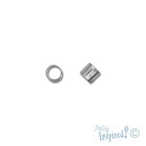 Tube crimp 2mm - Qty: Approx. 4,000 pcs. - FI0822B