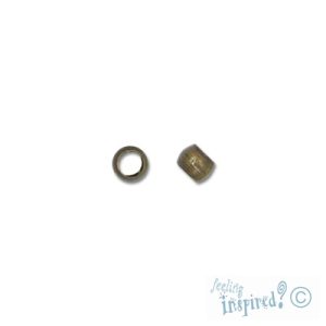 Ball crimp 1.9mm x 1.3mm - Qty: Approx. 10,000 pcs. - FI0827B