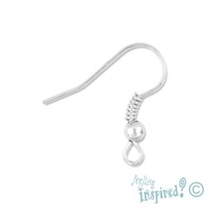 Ball & spring shepherd hook - Qty: 40 pairs - FI0031