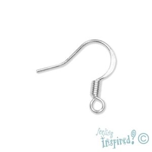 French shepherd hook silver - Qty: 15 pairs - FI0037