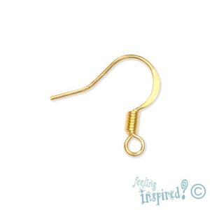 French shepherd hook gold - Qty: 15 pairs - FI0038