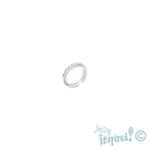 Oval jump ring 5mm x 6mm - Qty: 175 pcs. - FI0156