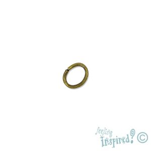 Oval jump ring 5mm x 6mm - Qty: 175 pcs. - FI0159