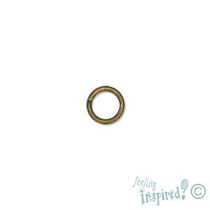 Jump ring 6mm x 1mm - Qty: 190 pcs. - FI0165