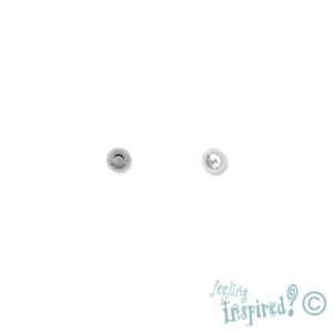 Metal ball spacer 2.5mm - Qty: 875 pcs. - FI0073
