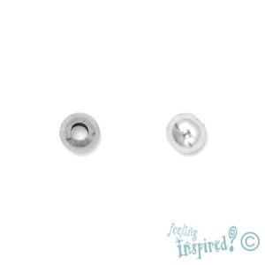Metal ball spacer 5mm - Qty: 120 pcs. - FI0077