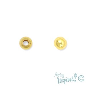 Metal ball spacer 5mm - Qty: 120 pcs. - FI0078