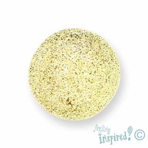Frosted metal ball bead 20mm - FI0603