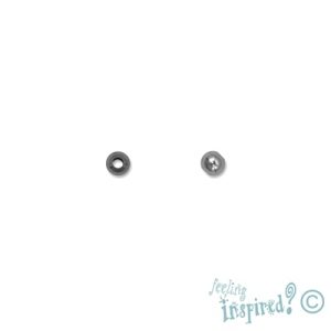 Metal ball spacer 2mm - Qty: 875 pcs. - FI0860