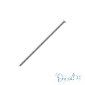 Flat head pin 0.7mm x 45mm x 2mm - Qty: 95 pcs. - FI0106