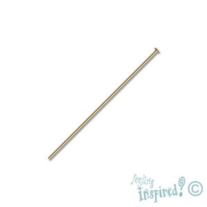 Rounded head pin 0.6mm x 45mm x 2mm - Qty: 90 pcs. - FI0153