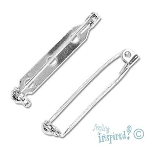 Brooch pin 33mm - Qty: 15 pcs.