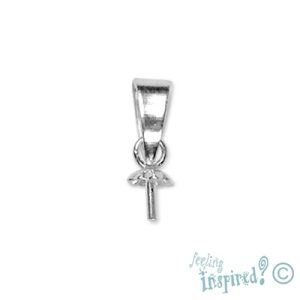 Sterling silver pin bail - Qty: 20 pcs. - SS0013
