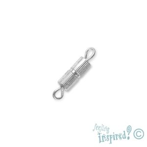 Screw clasp 8mm - Qty: 500 sets - FI1074B