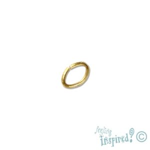 Oval jump ring 0.9mm x 5mm x 7mm - Qty: 1,400 pcs. - FI7017-2B