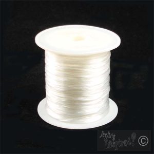 Flat beading elastic -White - Qty: 10m - ST0400-1