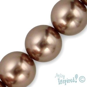 Round shell-based pearl bead grade A 14mm - Qty: 29 pcs. - SH1151-3