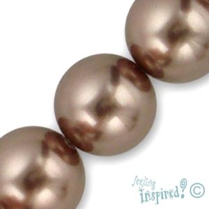 Round shell-based pearl bead grade A 16mm - Qty: 25 pcs. - SH1152-3