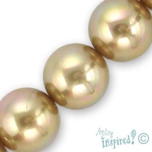 Round shell-based pearl bead grade B 14mm - Qty: 29 pcs. - SH1154-4
