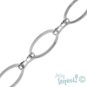 Chain 7mm - gunmetal - Qty: 1m - CH0230-5