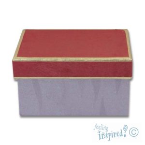 Gift box 7.5cm x 9cm x 5.5cm - Red, Gold, Purple - Qty: 3 pcs. - PA0014
