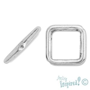 Diamond-shaped Bali bead - Qty: 8 pcs. - LF0008