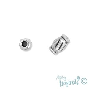 Barrel Bali bead - Qty: 58 pcs. - LF0221