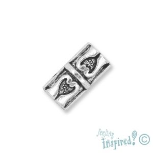 Tube Bali bead - Qty: 15 pcs. - LF0076