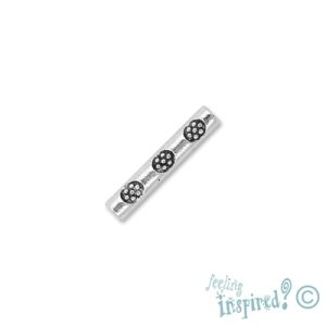 Tube Bali bead - Qty: 74 pcs. - LF0225