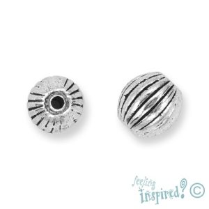 Ball Bali bead 10mm - Qty: 10 pcs. - LF0244