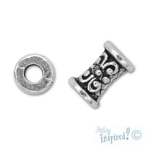 Tube Bali bead - Qty: 80 pcs. - LF0220