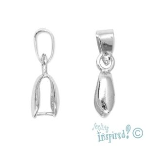 Pendant bail 6mm x 20mm - Qty: 5 pcs. - FI7041