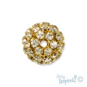 Diamante-set ball bead 18.5mm - FE0314