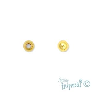 Metal ball spacer 4mm - Qty: 200 pcs. - FI7132