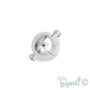 Magnetic ball clasp 10mm - Qty: 4 sets - FI7162
