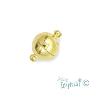 Magnetic ball clasp 10mm - Qty: 4 sets - FI7163