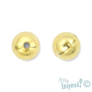 Metal ball spacer 10mm -Gold - Qty: 20 pcs. - FI7191
