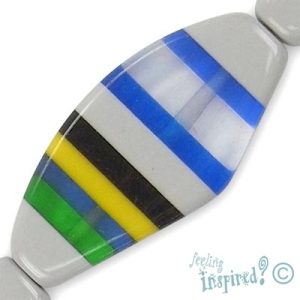 Acrylic bead - Qty: 6 pcs. - AB1181