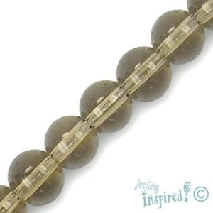 Glass ball bead 8mm - Qty: 42 pcs. - GB1119