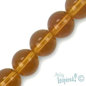 Glass ball bead 10mm - Qty: 34 pcs. - GB1126
